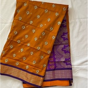 3 different color, same style silk saree
